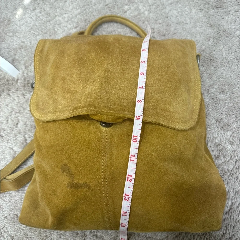 We are the Free Paris Convertible Suede Backpack